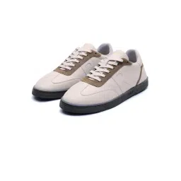 Rare Rabbit Men's MARCO Brown & Cream Sneakers-image-47