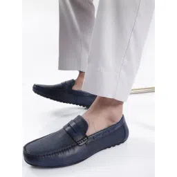 Rare Rabbit Men's Navy Loafers-picture-35