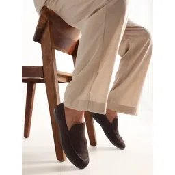 Rare Rabbit Men's VELOUR Brown Loafers-picture-30