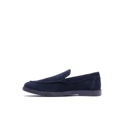 Rare Rabbit Men's VELOUR Navy Loafers image 2