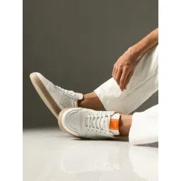 Rare Rabbit Men's White Sneakers-picture-45