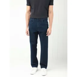 Rare Rabbit Navy Slim Fit Fit Solid Jeans-picture-41