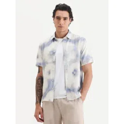 Rare Rabbit Off White Printed Regular Fit Shirt-picture-34