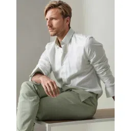 Rare Rabbit Off White Regular Fit Checks Shirt-picture-18