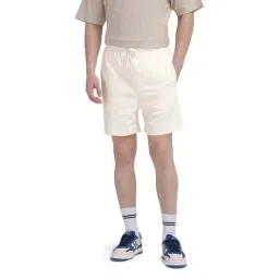 Rare Rabbit Off White Regular Fit Solid Shorts-picture-37