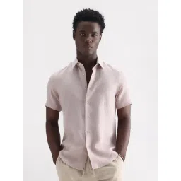 Rare Rabbit Pink Regular Fit Solid Shirt-picture-26