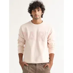 Rare Rabbit Pink Regular Fit Solid Sweatshirt-picture-38
