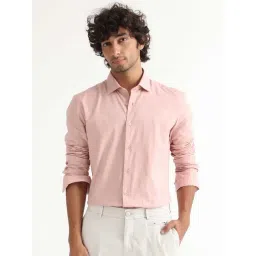 Rare Rabbit Pink Regular Fit Stripes Shirt-picture-28