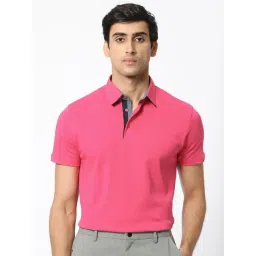 Rare Rabbit Red Regular Fit Solid Polo T-Shirt-picture-22