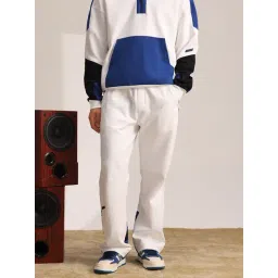 Rare Rabbit White Regular Fit Printed Trackpants-picture-35