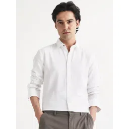 Rare Rabbit White Regular Fit Solid Shirt-picture-39