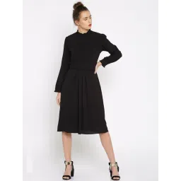 Rare Black A-Line Dress-picture-28