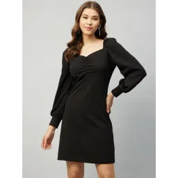 Rare Black A Line Dress-picture-29