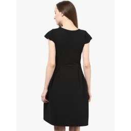 Rare Black A-Line Dress image 2