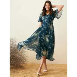 Rare Blue Printed Maxi Dress-picture-23