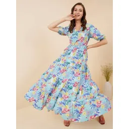 Rare Blue Printed Maxi Dress-picture-10