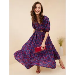 Rare Blue Printed Maxi Dress image 4