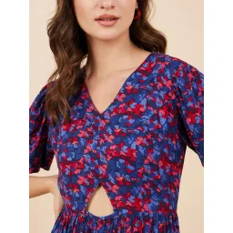 Rare Blue Printed Maxi Dress image 5