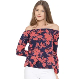 Rare Blue Printed Top-picture-24