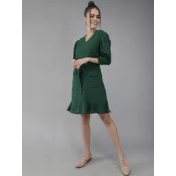 Rare Green A Line Dress-picture-17