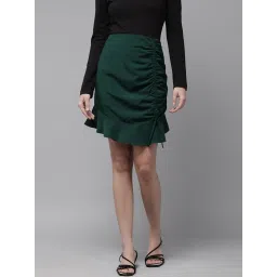 Rare Green A-Line Mini Skirt image 1