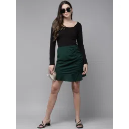 Rare Green A-Line Mini Skirt image 4