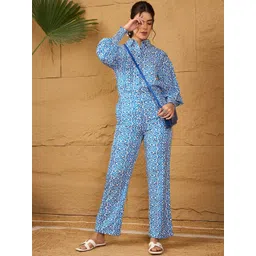 RARE Printed ShShirt With Trouser Co-Ords-image-36