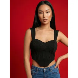 RARE Sweetheart Neck Crop Top-picture-30