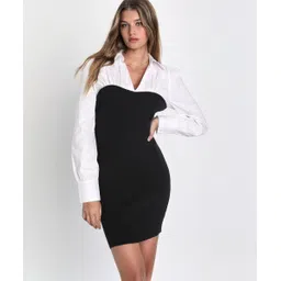 rare Women A-line Black Mini/Short Dress-picture-13