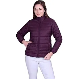 rare times Winter Jacket For Woman, Puffer Jacket, Quilted Jacket, Coat Winter Wear For Women,Air resistance Jacket, Zip Closure (Pack of 1)-picture-23
