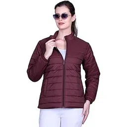 rare times Winter Jacket For Woman, Puffer Jacket, Quilted Jacket, Coat Winter Wear For Women,Air resistance Jacket, Zip Closure (Pack of 1)-picture-11