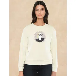 RAREISM Beige Cotton Blend Printed Long Sleeves Sweatshirt-picture-19