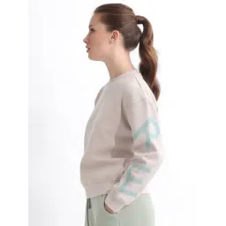 RAREISM Beige Regular Fit Graphic Sweatshirt image 3