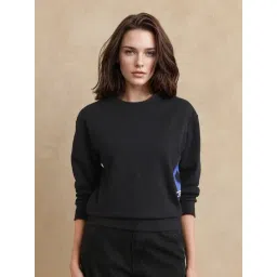 RAREISM Black Cotton Printed Long Sleeves Sweatshirt-picture-10