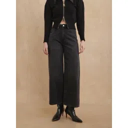 RAREISM Black Cotton Solid Jeans-picture-38