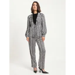 RAREISM Black Polyester Printed Long Sleeves Top-picture-19