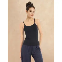 RAREISM Black Polyester Solid Camisole-picture-39
