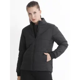 RAREISM Black Polyester Solid Long Sleeves Jacket-picture-36