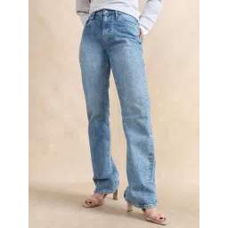 RAREISM Blue Cotton Blend Solid Jeans-picture-33