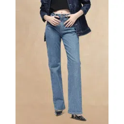 RAREISM Blue Cotton Blend Solid Jeans-picture-23