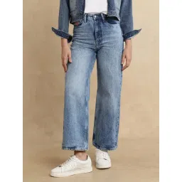 RAREISM Blue Cotton Solid Trousers-picture-36