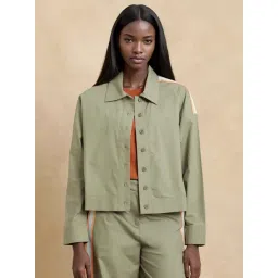 RAREISM Green Cotton Solid Long Sleeves Shirt-picture-26