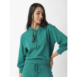 RAREISM Green Cotton Solid Sweatshirt-picture-26