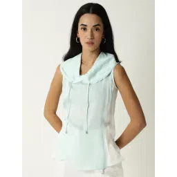 RAREISM Green Modal Solid Top-picture-44