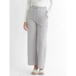 RAREISM Grey Cotton Blend Solid Trackpants-picture-31