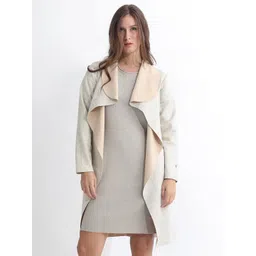 RAREISM Long Sleeves Shawl Collar Open Front Jacket-picture-32