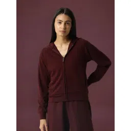 RAREISM Maroon Cotton Blend Solid Long Sleeves Sweatshirt-picture-40
