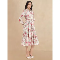 RAREISM Multi Cotton Blend Printed Long Sleeves Dress-picture-45