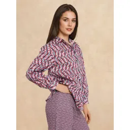 RAREISM Multi Cotton Blend Printed Long Sleeves Shirt-picture-18