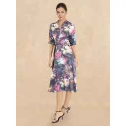 RAREISM Multi Cotton Blend Printed Short Sleeves Dress-picture-23